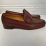Fitzpatricks men's slip on leather tan shoes Image 8