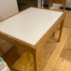 Childrens table and chair