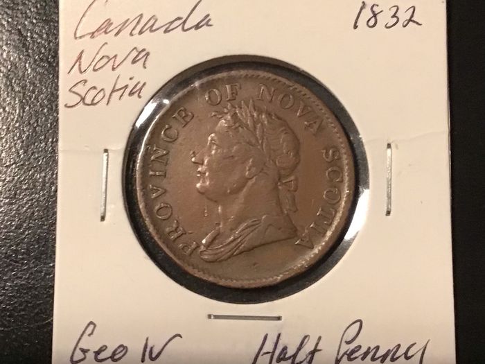 Canada Nova Scotia 1832 GV Half Penny