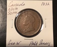 Canada Nova Scotia 1832 GV Half Penny