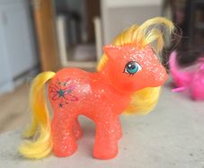 Baby Starflower Sparkle Babies Ponies HTF MLP G1 My Little Pony