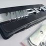 Chrome Metal Mercedes Benz AMG Front Grill Bonnet Badge Emblem Grill Emblem Badge Image 3