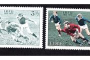 1974 Ireland Centenary of Irish Rugby Football Union Commemorative Stamps Mint Never Hinged (MNH)