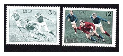 1974 Ireland Centenary of Irish Rugby Football Union Commemorative Stamps Mint Never Hinged (MNH)