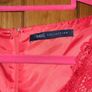 Ladies Red lacy Dress M & S Size 12 Image 3