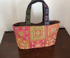 Boho Chic Textile shoulder bag