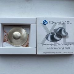 silver nursing cups