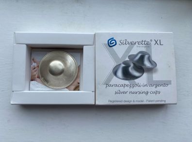 silver nursing cups