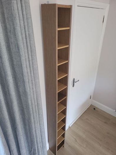 Ikea Oak Effect Cd/dvd Stand