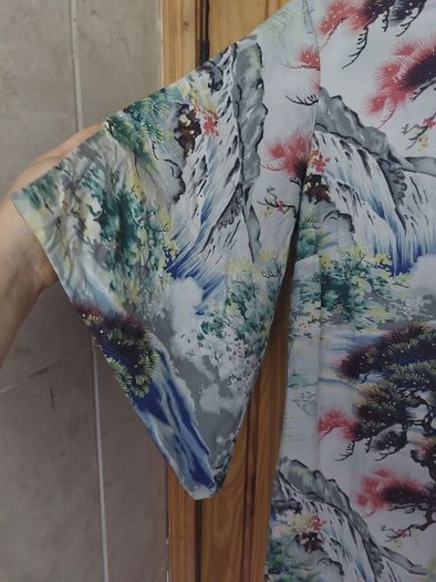 Oriental mini dress/top (free post)