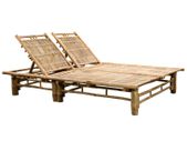 2-Person Sun Lounger Bamboo