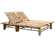 2-Person Sun Lounger Bamboo