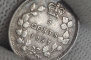 1897 Canada Silver 5 Cents