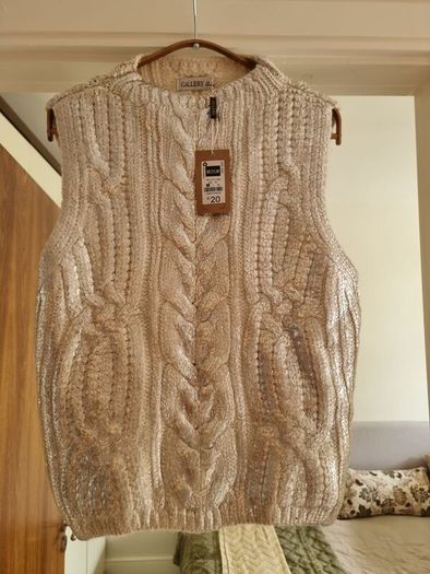 gallery ladies knitted vest