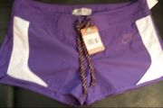 BNWT women's Nike purple shorts size L UK14 EUR42/44 price includes post