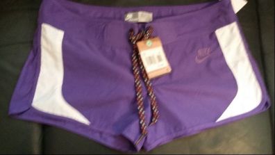 BNWT women's Nike purple shorts size L UK14 EUR42/44 price includes post