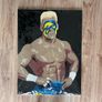 Sting The Stinger WCW acrylic original portrait painting art canvas wrestling memorabilia Image 2
