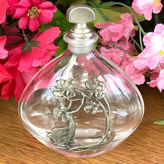 Vintage Art Nouveau Style Perfume Bottle