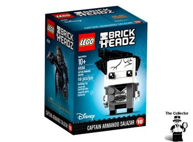LEGO 41594 Captain Armando Salazar BrickHeadz Series 1 Retired Brand New in Factory Sealed Box Number 10