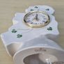 Donegal Parian China, an Irish mantel clock in the shape of a map of Ireland Image 6