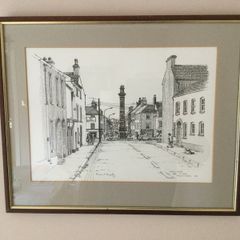 Art - Pen and Ink Prints X 2  ( Eamonn F Murphy) ( Co. Offaly Interest)