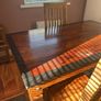 Solid Wood Dining Table  and 6 Chairs Image 2