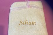 Embroidered Personalised Hand Towel