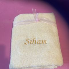Embroidered Personalised Hand Towel