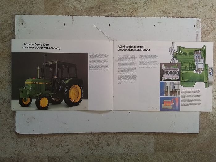 John Deere Tractor Sales Brochure.