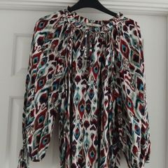 Multicoloures tie sleave Top size 12