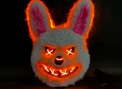 Halloween Led Mask Bear & Bunny