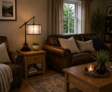 lamps table and matching floor