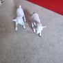 SET OF 2 Little Lamb Standing TOYS. Image 8