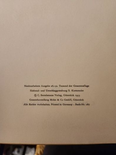 Heimat Der Regenbogen. ( Home Of The Rainbow) By A.e. Johann. First Edition Large Volume Hardback In Good Condition