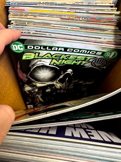 DC Long Comic Box w 250 comics for Sale (2)