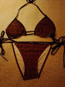 ladies fendi bikini