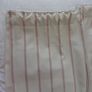 Twill Stripe Blush Curtains (Blinds2go) Image 4