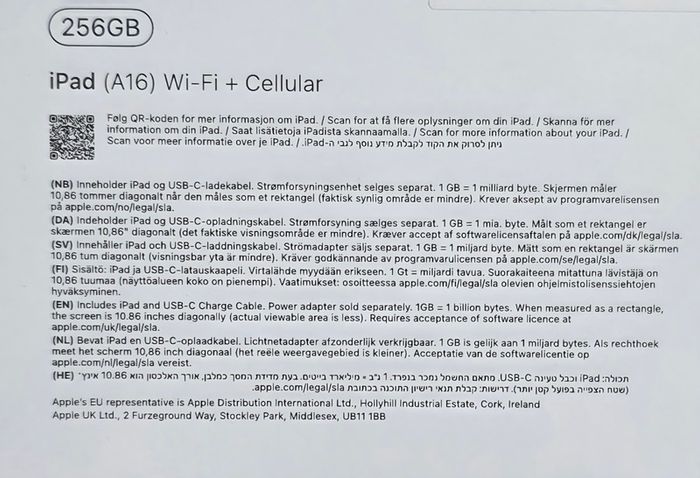 Ipad A16