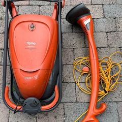 lawnmower and strimmer
