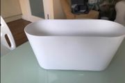 Plastic glossy pot