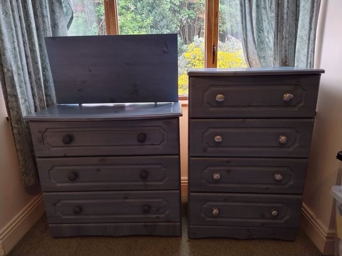 Two chest of drawers