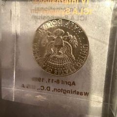 coin Kennedy half dollar 1969 part silver