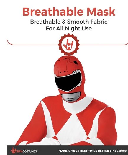 Morphsuits men's adults Power Rangers costume