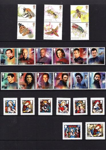 2020 Great Britain Commemorative Stamps Year Pack (includes 6 image showing contents)