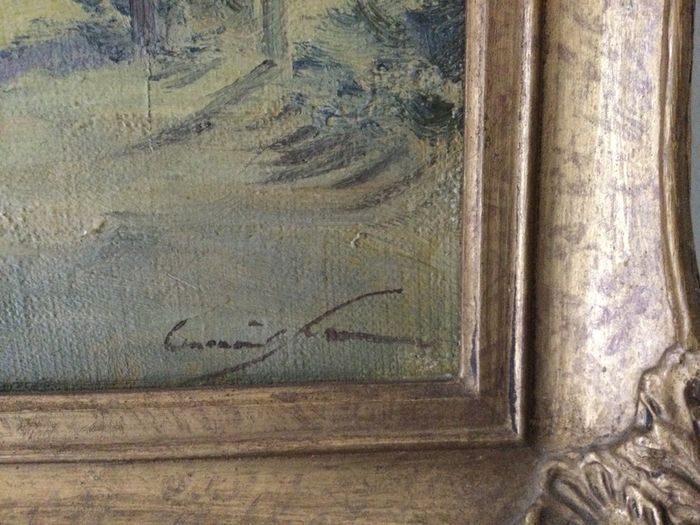 Vintage Oil on Canvas