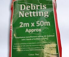 Windbreak Netting  2m x 50m (6'6''x 164') Red