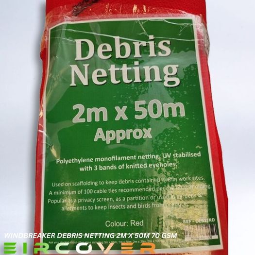 Windbreaker Netting Economy 50 Gsm Black 1m x 50m