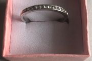 silver eternity ring