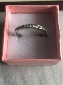 silver eternity ring