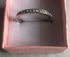 silver eternity ring